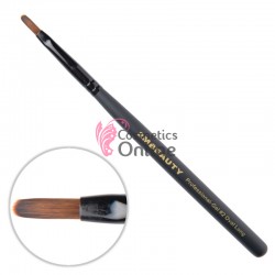 Pensula de unghii 2M Black Beauty pentru gel din par natural Long OVAL nr. 2